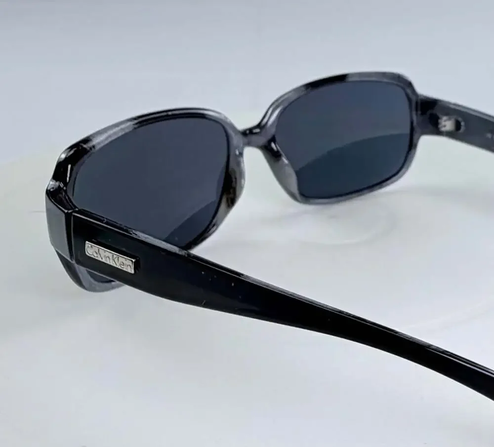 Calvin Klein R6075 Sunglasses Black with Hard Case